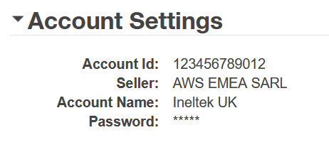 AWS Account Details