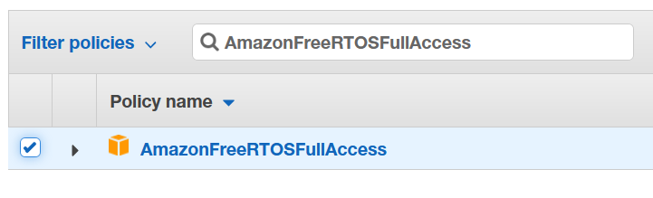 AmazonFreeRTOSFullAccess