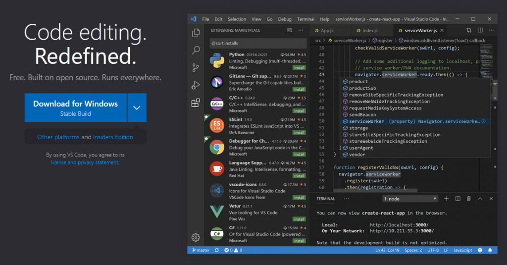 Visual Studio Code Download